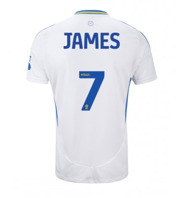 Leeds United Daniel James #7 Hemmatröja 2024-25 Kortärmad